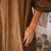 Elisa Dress - Women - CO Cotton Corduroy - S057 Coffee Bronze