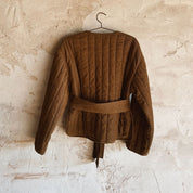 Elisa Jacket - Women - CO Cotton Corduroy - S057 Coffee Bronze - n°74 E - Shop - 7400000137526