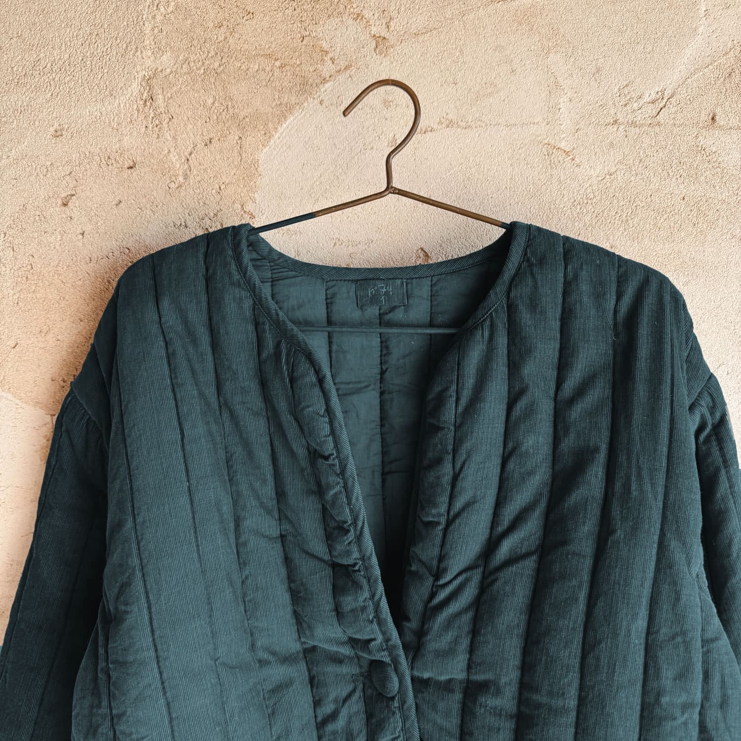 Elisa Jacket - Women - CO Cotton Corduroy - S059 Dark Teal - n°74 E - Shop - 7400000137528