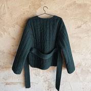 Elisa Jacket - Women - CO Cotton Corduroy - S059 Dark Teal - n°74 E - Shop - 7400000137528