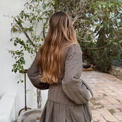 Elisa Jacket - Women  - CO Cotton Corduroy - S045 Stone Grey