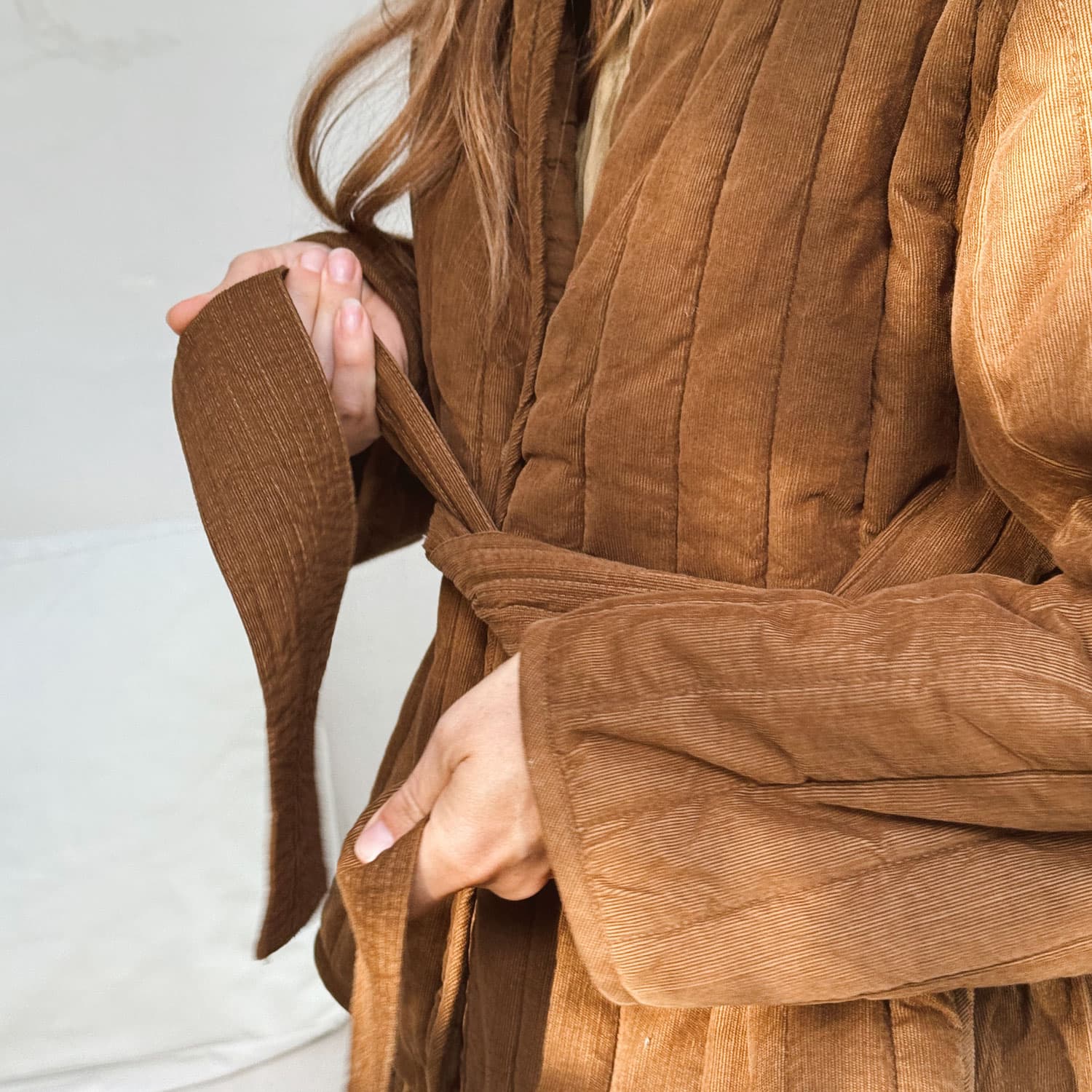 Elisa Jacket - Women  - CO Cotton Corduroy - S057 Coffee Bronze