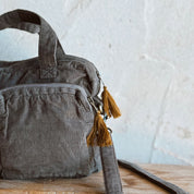 Elisa Mini Bag - CO Cotton Corduroy - S045 Stone Grey