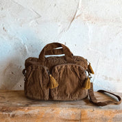 Elisa Mini Bag - CO Cotton Corduroy - S057 Coffee Bronze