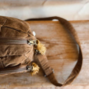 Elisa Mini Bag - CO Cotton Corduroy - S057 Coffee Bronze