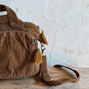 Elisa Mini Bag - CO Cotton Corduroy - S057 Coffee Bronze