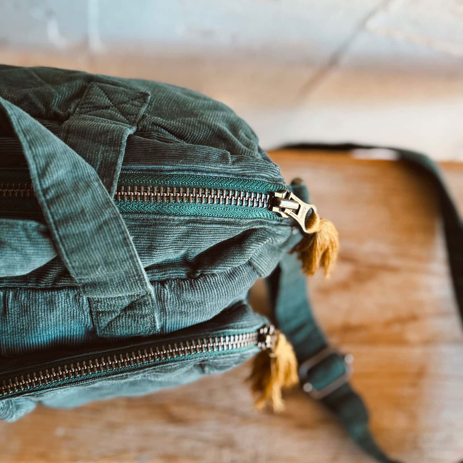 Elisa Mini Bag - CO Cotton Corduroy - S059 Dark Teal