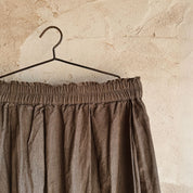 Elisa Skirt - Women - CO Cotton Corduroy - S045 Stone Grey - n°74 E - Shop - 7400000137536