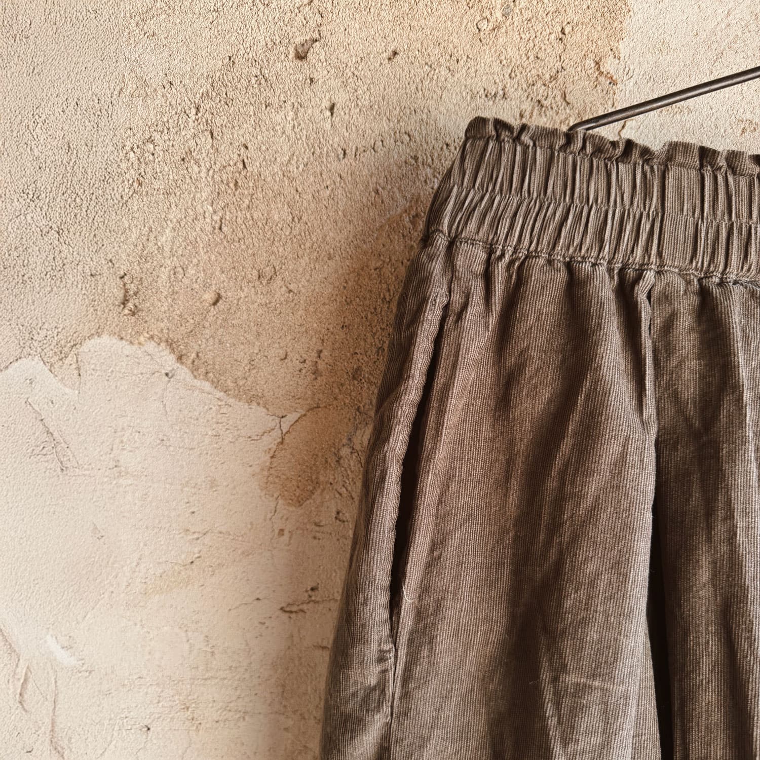 Elisa Skirt - Women - CO Cotton Corduroy - S045 Stone Grey