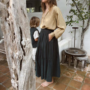 Elisa Skirt - Women - CO Cotton Corduroy - S059 Dark Teal