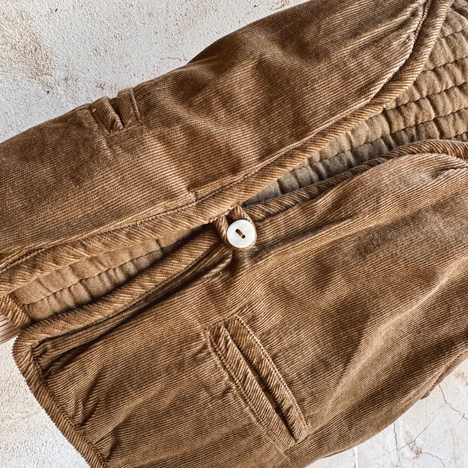 Elisa Vest - Baby  - CO Cotton Corduroy - S057 Coffee Bronze