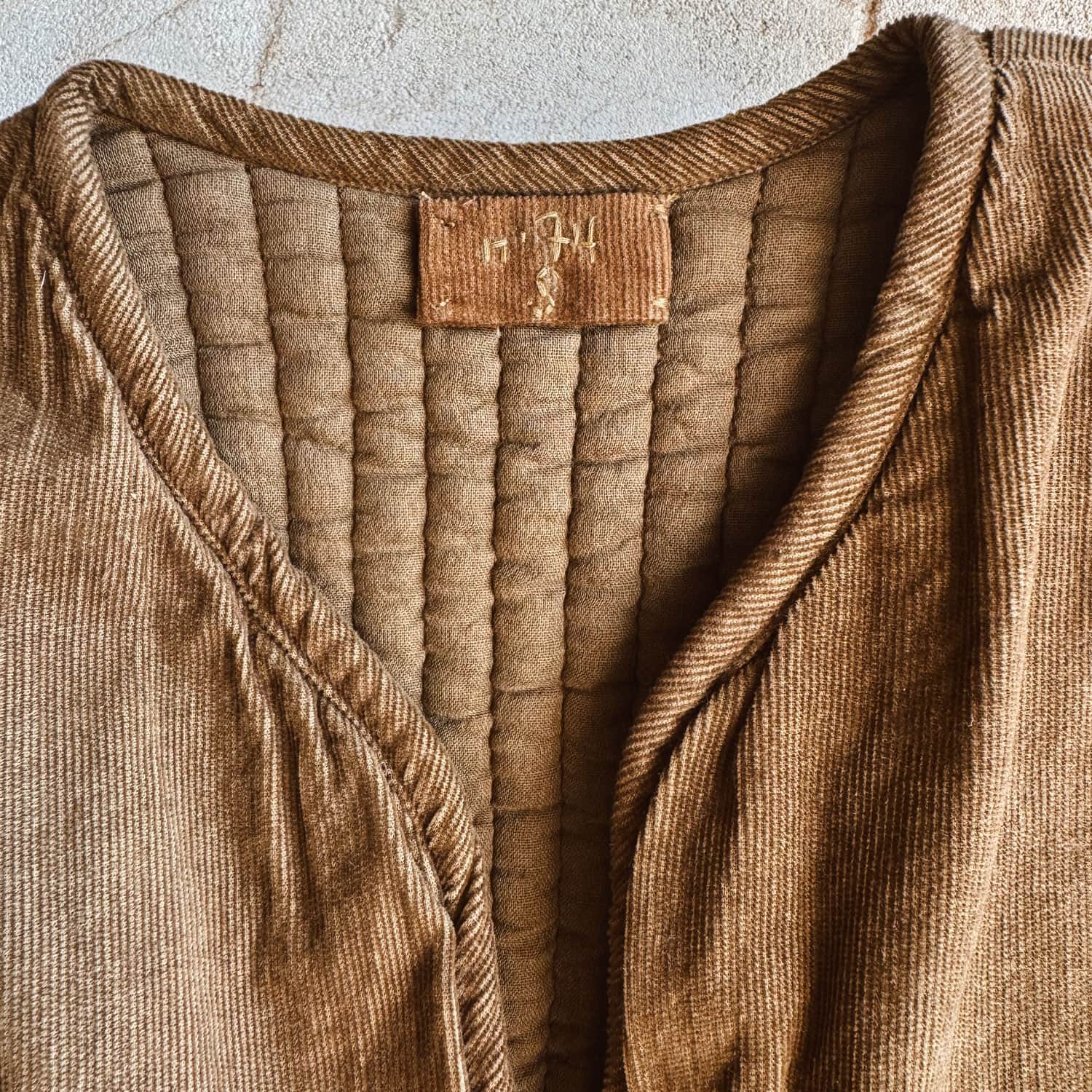 Elisa Vest - Baby  - CO Cotton Corduroy - S057 Coffee Bronze