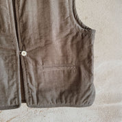 Elisa Vest - Kids - CO Cotton Corduroy - S045 Stone Grey - n°74 E - Shop - 7400000137588