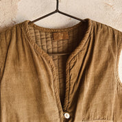 Elisa Vest - Kids - CO Cotton Corduroy - S057 Coffee Bronze - n°74 E - Shop - 7400000137593