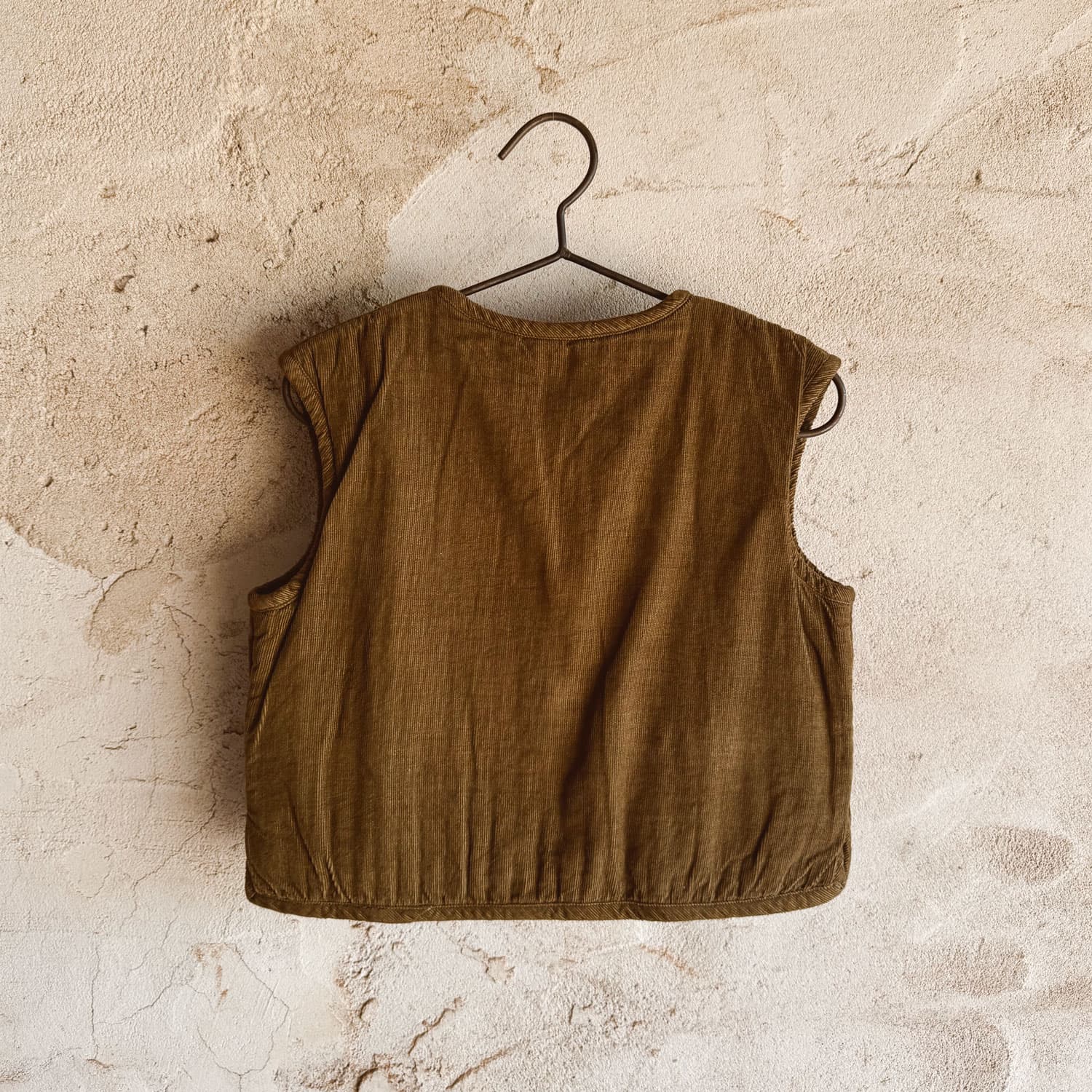 Elisa Vest - Kids - CO Cotton Corduroy - S057 Coffee Bronze - n°74 E - Shop - 7400000137593
