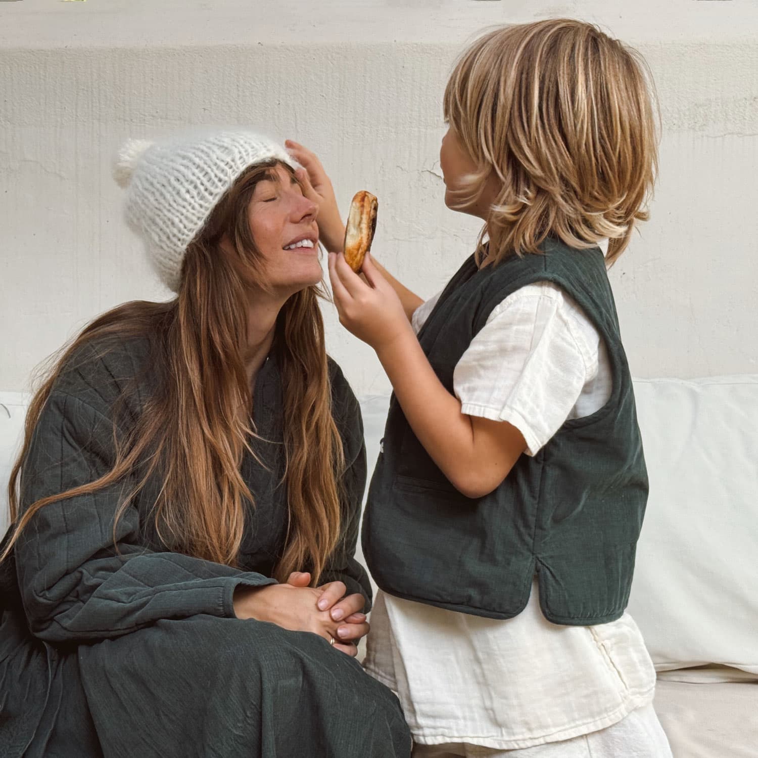 Elisa Vest - Kids  - CO Cotton Corduroy - S059 Dark Teal