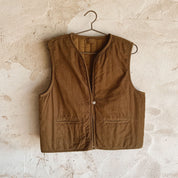 Elisa Vest - Women - CO Cotton Corduroy - S057 Coffee Bronze - n°74 E - Shop - 7400000137532