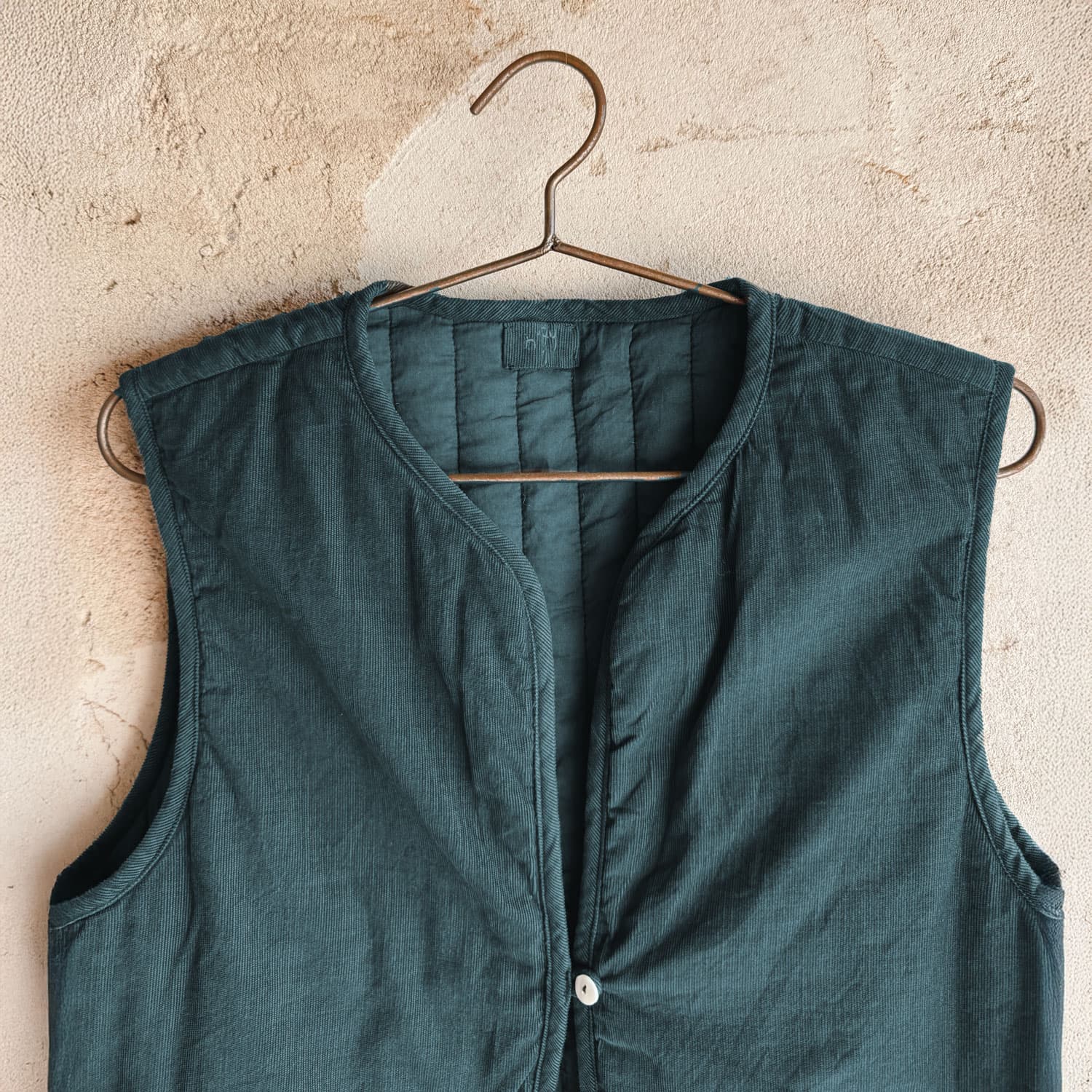 Elisa Vest - Women  - CO Cotton Corduroy - S059 Dark Teal