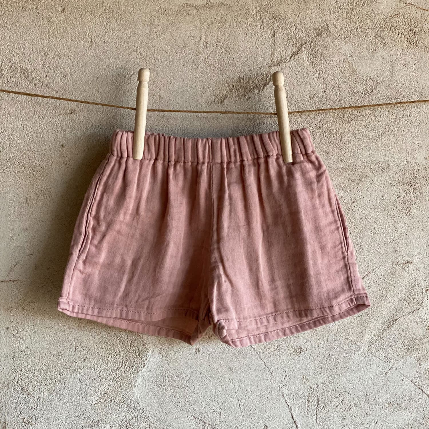 Elka Short Pants - Baby - DS Double Saloo - S007 Dusty Pink - n°74 E - Shop - 7400000136862
