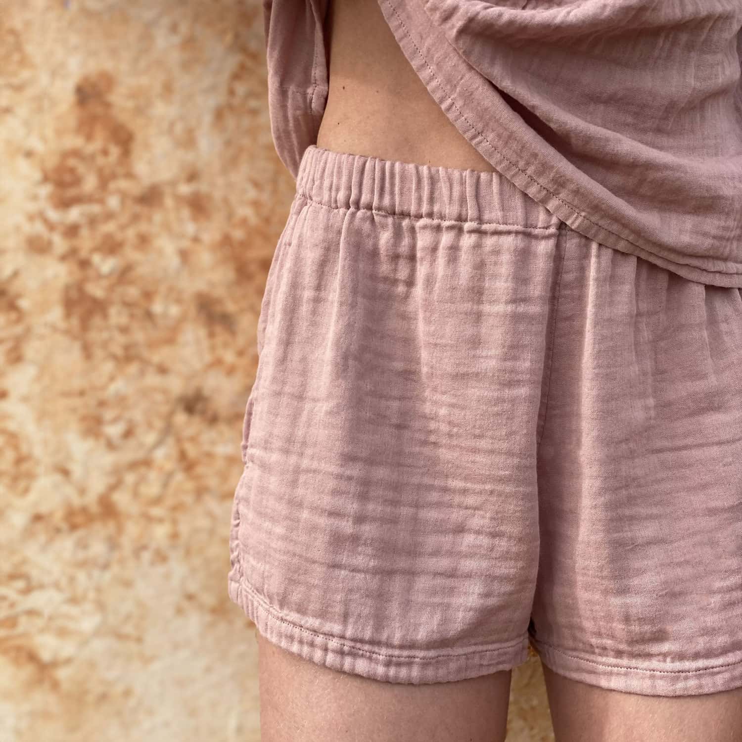 Elka Short Pants - Women - DS Double Saloo - S007 Dusty Pink - n°74 E - Shop - 7400000136840
