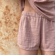 Elka Short Pants - Women - DS Double Saloo - S007 Dusty Pink - n°74 E - Shop - 7400000136840