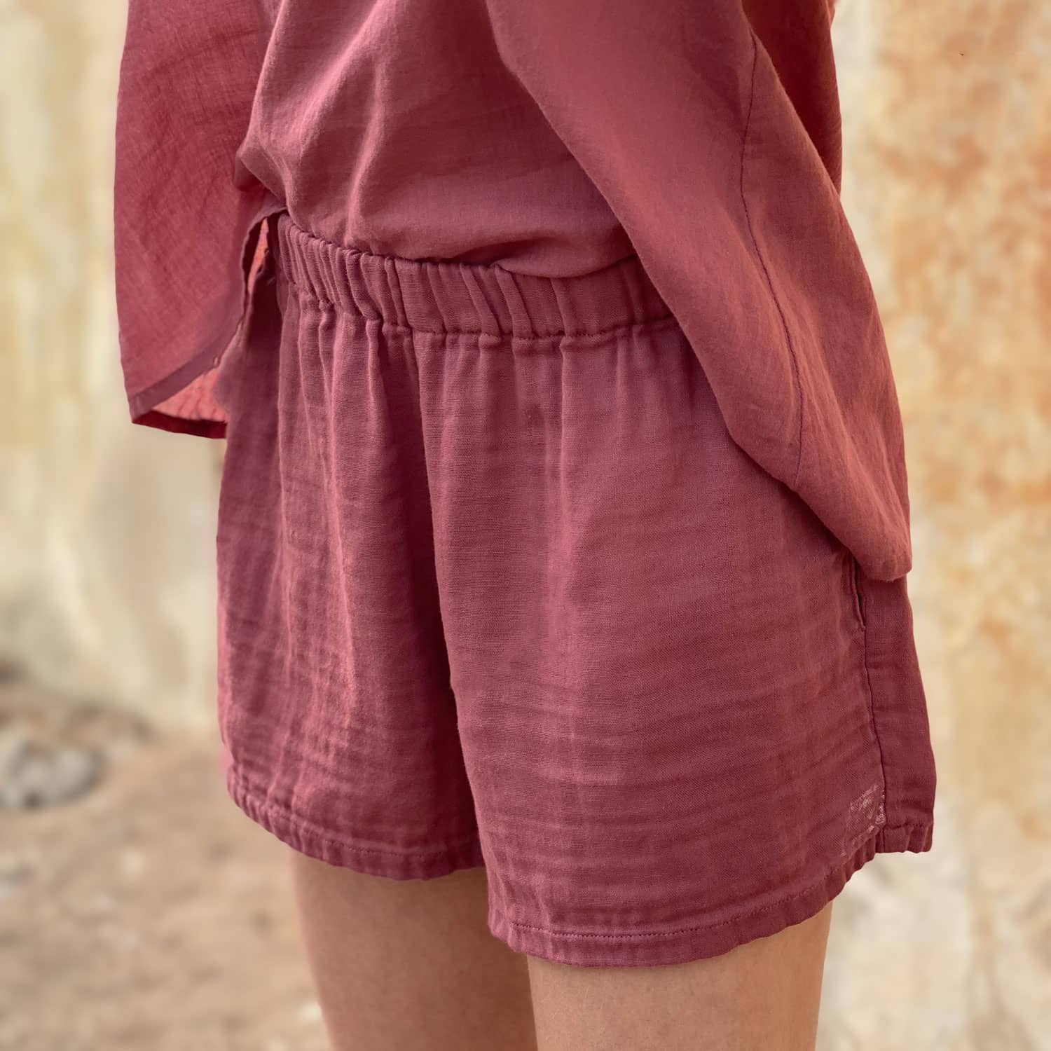 Elka Short Pants - Women - DS Double Saloo - S042 Baobab Rose - n°74 E - Shop - 7400000136846