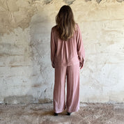 Ella Pants - Women - SV Silk Velvet - S007 Dusty Pink - n°74 E - Shop - 7400000137156