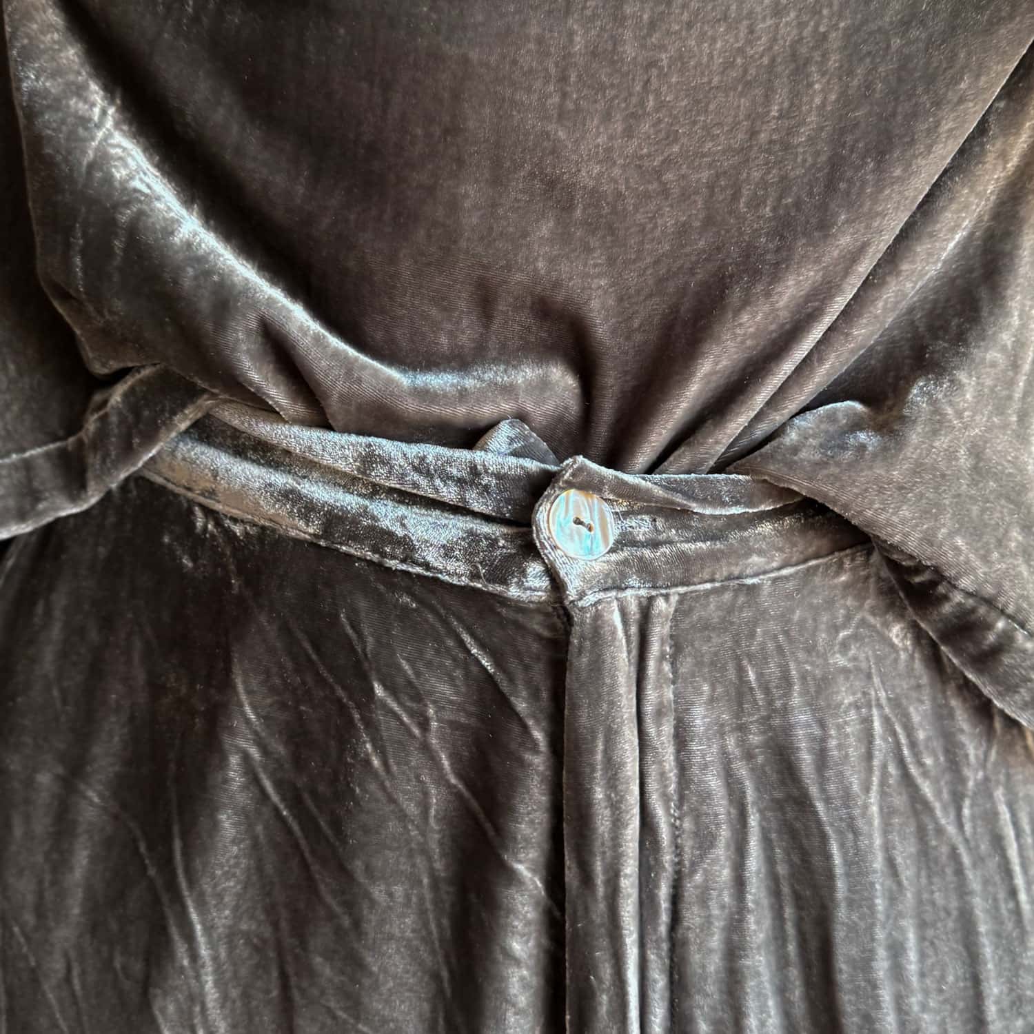 Ella Pants - Women - SV Silk Velvet - S045 Stone Grey - n°74 E - Shop - 7400000137158