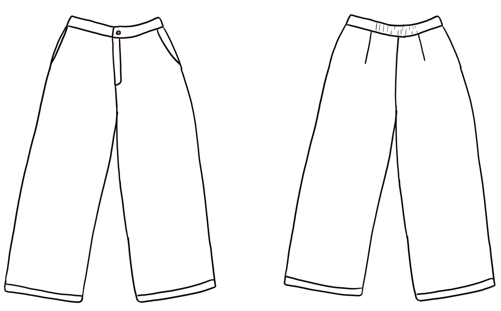 Ella Pants - Women - SV Silk Velvet - S055 Aegean Blue - n°74 E - Shop - 7400000137160