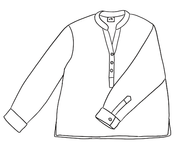 Ella Shirt - Women - SV Silk Velvet - S055 Aegean Blue - n°74 E - Shop - 7400000137166