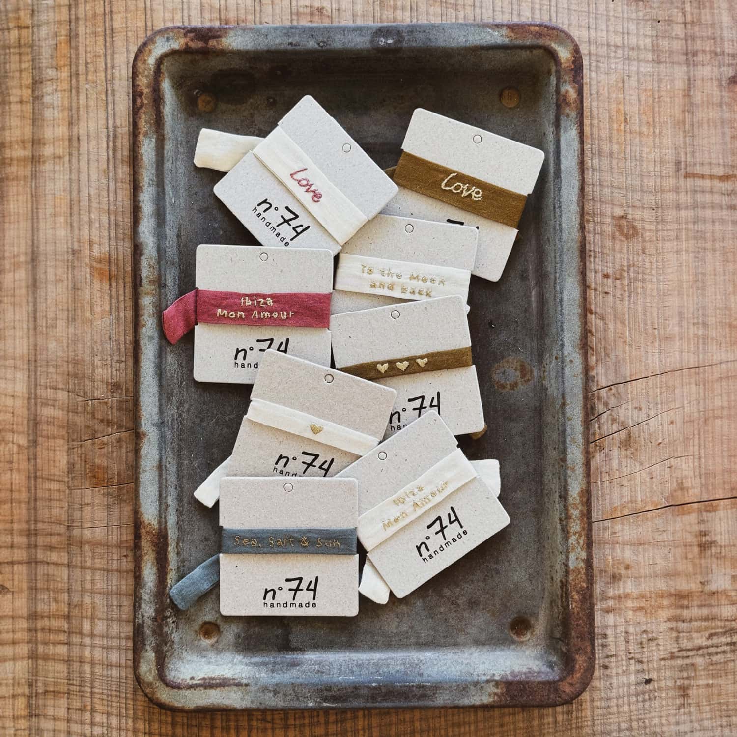 Embroidered Bracelet To the Moon and Back - S000 Natural - n°74 E - Shop - 7400000137061