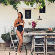 Emma One Piece Swimsuit - Women - SE Sensitive Elastane - S021 Dark Grey - n°74 E - Shop - 7400000135326