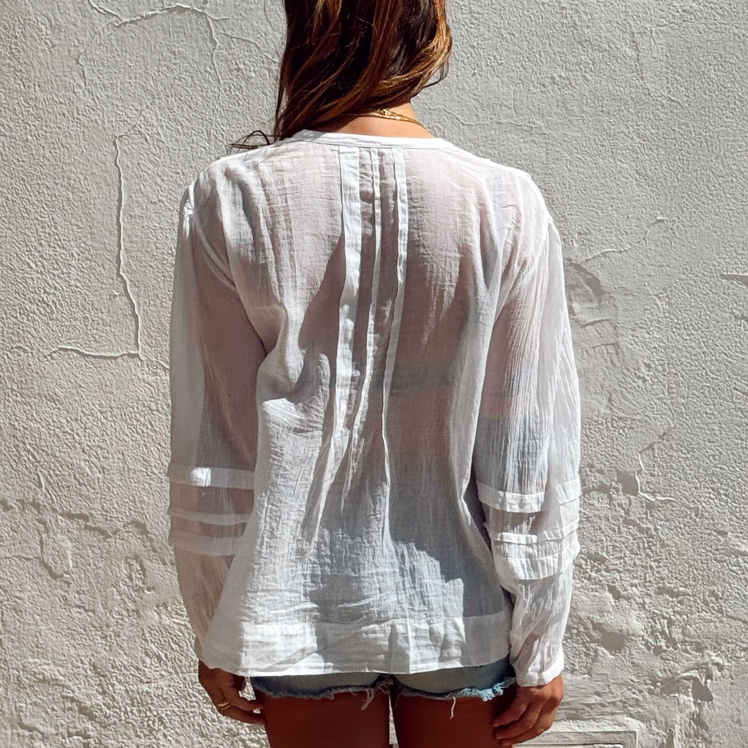 Erin Shirt - Women - CV Cotton Voile 100 - S001 White