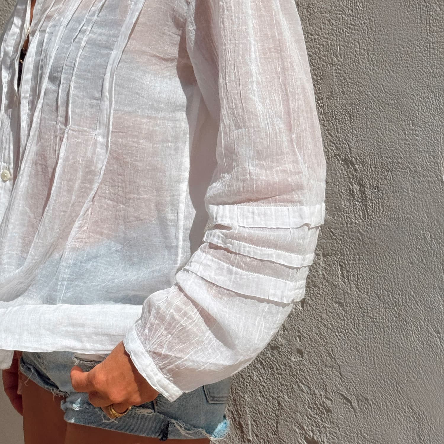 Erin Shirt - Women - CV Cotton Voile 100 - S001 White