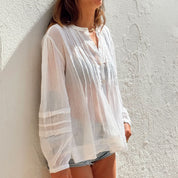 Erin Shirt - Women - CV Cotton Voile 100 - S001 White
