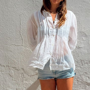 Erin Shirt - Women - CV Cotton Voile 100 - S001 White