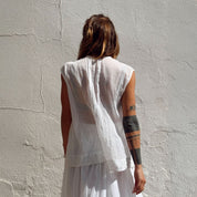 Erin Top - Women - CV Cotton Voile 100 - S001 White