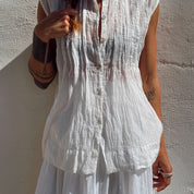 Erin Top - Women - CV Cotton Voile 100 - S001 White