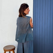 Erin Top - Women - CV Cotton Voile 100 - S055 Aegean Blue