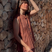Erin Top - Women - CV Cotton Voile 100 - S060 Jaipur Pink