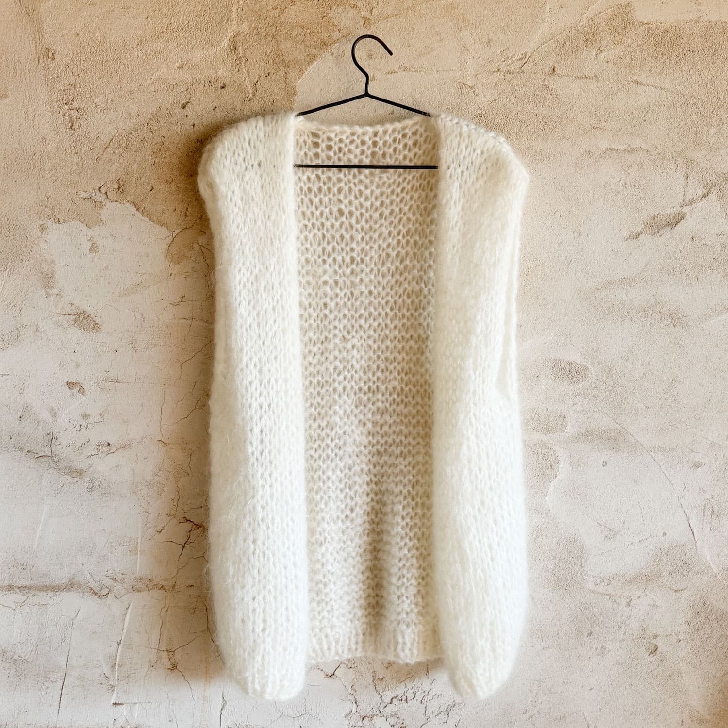 Francy Gilet - Women - MO Mohair - S000 Natural - n°74 E - Shop - 7400000137202