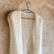 Francy Gilet - Women - MO Mohair - S000 Natural - n°74 E - Shop - 7400000137202