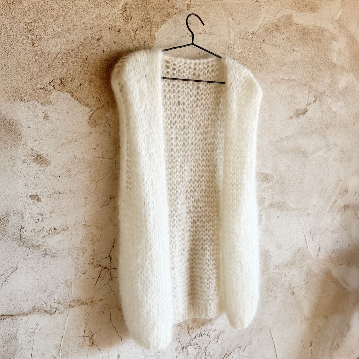 Francy Gilet - Women - MO Mohair - S000 Natural - n°74 E - Shop - 7400000137202