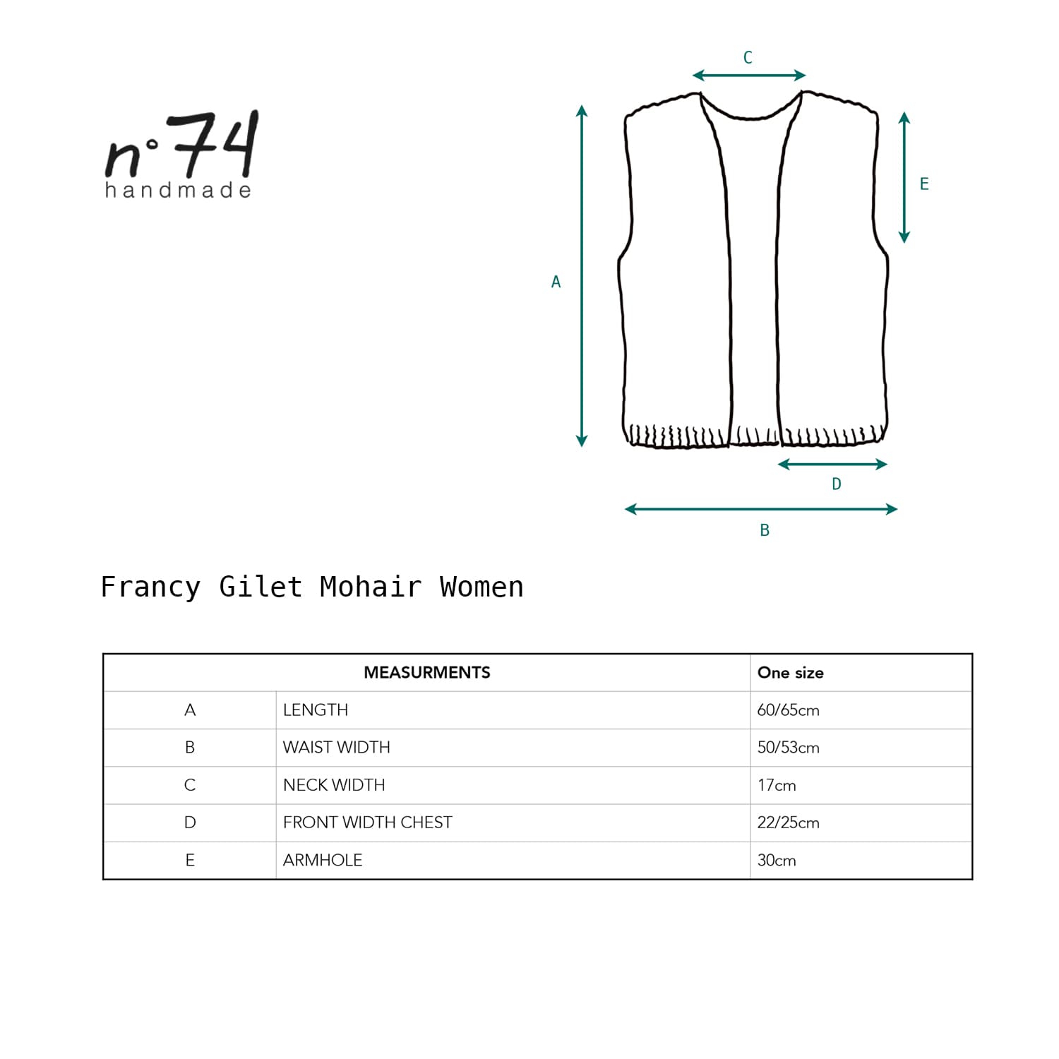 Francy Gilet - Women - MO Mohair - S045 Stone Grey - n°74 E - Shop - 7400000137658