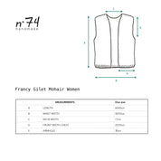 Francy Gilet - Women - MO Mohair - S045 Stone Grey - n°74 E - Shop - 7400000137658