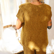 Francy Gilet - Women - MO Mohair - S050 Antique Bronze