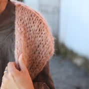 Francy Gilet - Women - MO Mohair - S054 Nude Brown