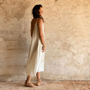 Gisele Dress - Women - HS Habotai Silk 40 - S000 Natural - n°74 E - Shop - 7400000136996