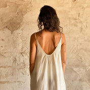 Gisele Dress - Women - HS Habotai Silk 40 - S000 Natural - n°74 E - Shop - 7400000136996