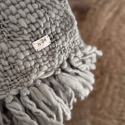 Handwoven Chunky Blanket  - WO Wool - S049 Sage Green